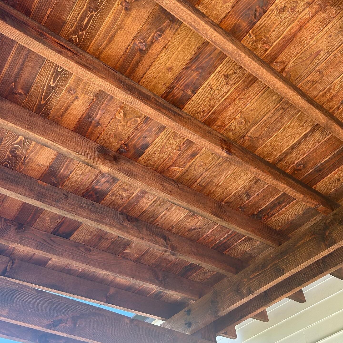 Brown Pergola Construction