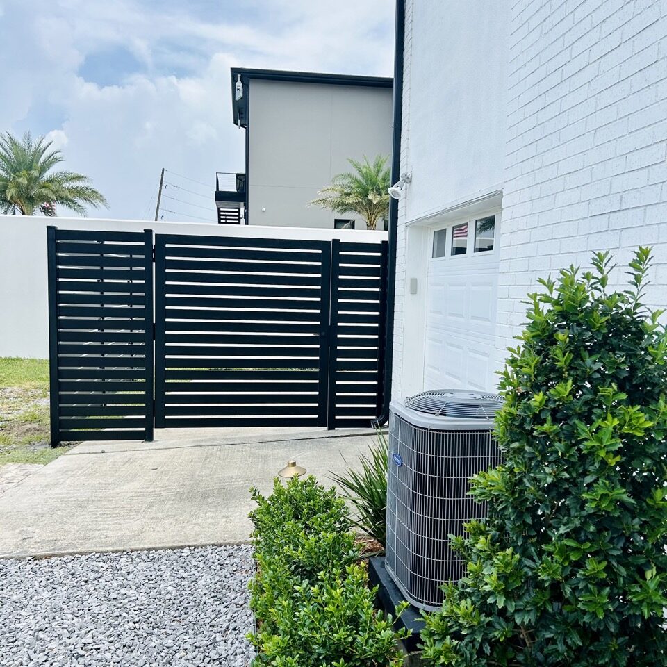 Aluminum fence and gate