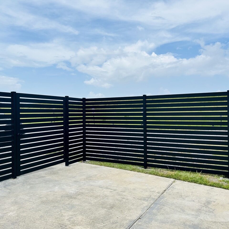 Aluminum fence and gate